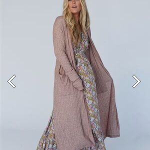 Three Bird Nest cafe duster cardigan sweater